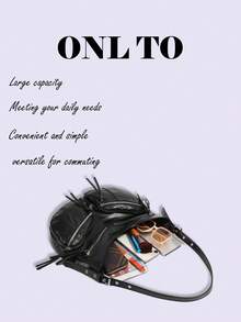 1pc Y2K Multi-Zipper Shoulder Bag, Women's Bag, Fashionable Street Style, Cool Girl Look, The Perfect Choice For Everyday Wear