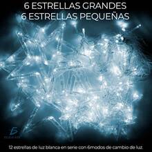 Luz Led Estrella Cadena Decoración Navideña Embalaje Dañado - Multicolor - Ver 8