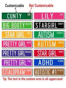 1/2/5pcs Personalized Custom Metal Street Sign Custom Text Retro Metal Road Sign Custom Personalized Retro Garage Home Decoration Sign, Metal Street Sign, Wall Art Metal Sign, Street Sign, 4x16 Inches,Christmas Gift Supplies