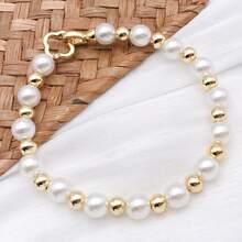 10/30 piezas Cuentas redondas de cobre sólido para hacer joyas, espaciadores, bolas lisas, cuentas sueltas sin costuras con agujeros para pulseras apilables, artesanía de 3/4/5/6 mm - Multicolor - Ver 8