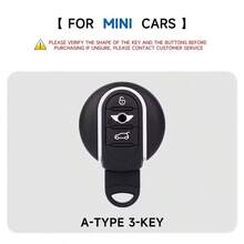 MINI 클럽맨 컨트리맨 R55 R56 R57 R58 R59 R6 리모트 키 포브 커버, 키 체인, 인테리어 액세서리 - 프리사이즈 - 보기 5