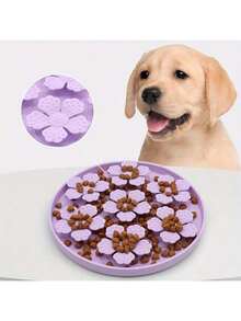 Alimentador Lento de Estimulação Mental, Design Anti-Engasgo na Cor Macaron, Alívio do Tédio para Animais de Estimação, Alternativa ao Tapete de Lambida