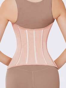 1pc Women's Corset Waist Trainer Body Shaper Control Back Top Girdles Sheath Flat Belly Shapers Colombian Reductive Girdle Woman Abdomen Shapewear Female Modeling Strap Slimming Belt