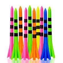 maxbase Tees de Golfe de Plástico, Tees de Golfe Multicoloridos e Duráveis de 83mm e 70mm, Acessórios de Golfe - 70mm - Visão 5