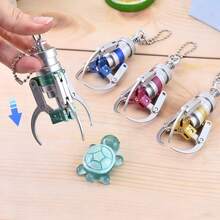 Mini Claw Grabber Fidget Toy, Stress Relief Gadget, Keychain Doll Claw Machine DIY Pendant - Multicolor - View 2