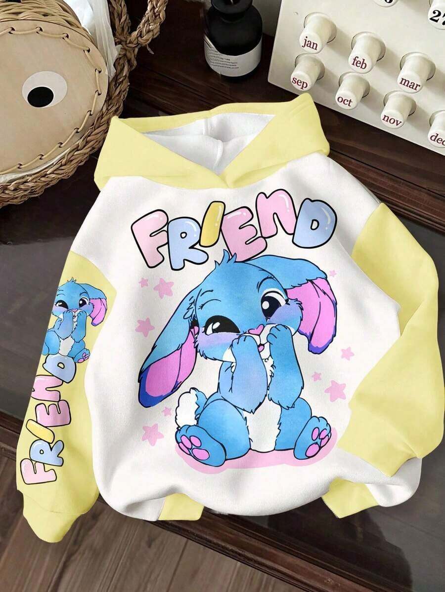 Winter Clothes For WomenTween Girl Casual Hooded Thick Sweatshirt, College Style Numeric & Camouflage Leaf Print, Campus Vibe, Citywalk, Street Atmos - 彩色 - 查看 1
