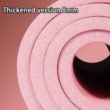 Pink Yoga Mat Set (185CM*61CM) , Fitness Exercise Mat For Yoga, Pilates, Workout - 粉色 - 查看 9