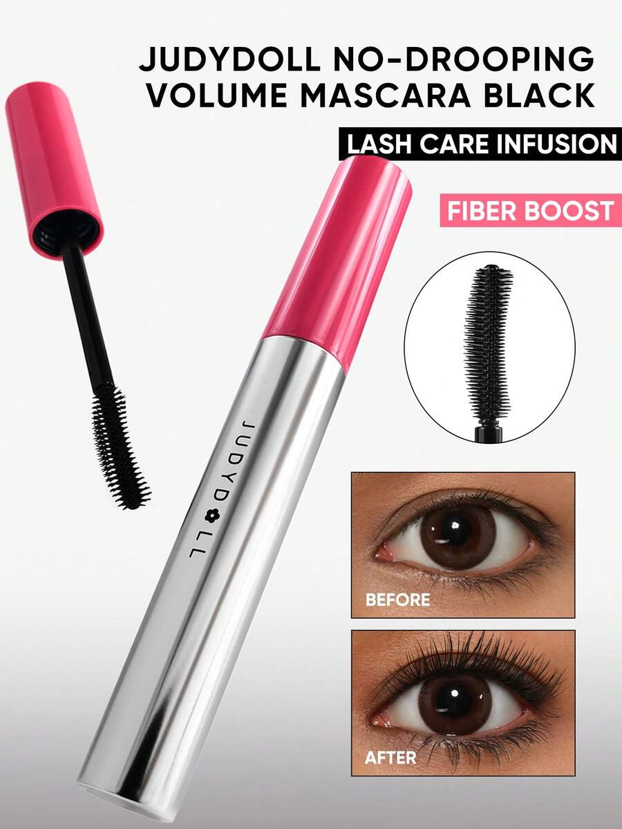 JUDYDOLL 不晕染浓密睫毛膏（黑色），防晕染、防水、防汗，具有浓密卷翘效果，精细刷头完美根根分明地刷出睫毛，适合日常、通勤、约会、运动等场合，持久妆效，易于卸除。 - 01 黑色 - 查看 1