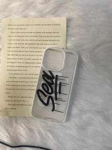 Ốp lưng điện thoại Apple 2 chiếc Graffiti Sea Acrylic tương thích với iPhone 16/16Pro/16ProMax/12mini/13mini chống nước, chống sốc, chống rơi, chống trầy xước - Đen và trắng - Xem 7