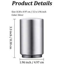 1 pieza Abridor de botellas de cerveza automático de acero inoxidable, quitacorchos magnético, herramienta portátil para cocina y bar - Multicolor - Ver 5