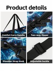 Kid Gym Travel Duffle Bag For Boys Kids Large Capacity Travel Bag Teens Weekender Sleepover Carry-On Toddler Overnight Bag Carry-On Tote For Travel Gym Sport Dance - one-size - View 6