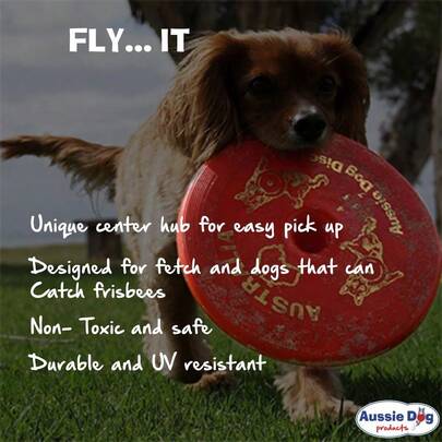 Dog Soft Floating Disc Gentle Water Fetch Toy For Dogs, Durable &Amp; , Blue