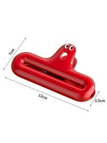 1个毛毛虫造型密封夹，防潮零食夹，厨房密封固定夹，多功能家用夹，保鲜夹 - 彩色 - 查看 9