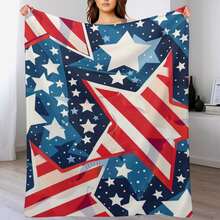 1PC 280gsm1pc American Deer Elk Camo Pattern Print Blanket, Cozy Fleece Throw Couch & Bed, Office Camping Travel Home Decor, Warm Comfort