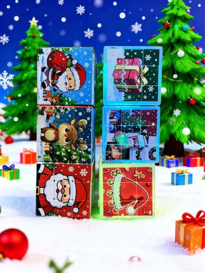 3x3x3 Christmas Gift, Creative Party Supplies, Suitable For Children, Boys And Girls, Holiday Gift