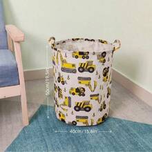 1pc, Home Multi-Functional Storage Basket, Foldable Basket For Dirty Clothes (Can Be Used As Laundry Hamper), Also Serves As Toy Box & Storage Bucket, Space-Saving Foldable Design For Multiple Scenarios, Facilitates Home Storage, Suitable For Clothing Storage, Toy Organization, Clutter Storage, Space Optimization - Yellow - View 13