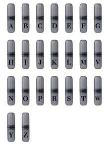 灰色字母 A-Z 便携式牙刷盒，让您的牙刷保持清洁，方便携带！旅行牙刷架，便携式牙刷杯套装，非常适合旅行、露营、出差和上学，多功能牙刷杯，旅行洗漱杯，牙刷和洗漱用品收纳套装，简约洗漱收纳盒，旅行必备，浴室配件，家居用品和收纳用品 - 彩色 - 查看 2