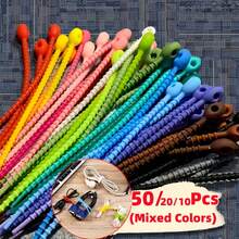 100/50/30/10个装可重复使用硅胶理线器 - 多功能拉链扭结式理线带，经久耐用且柔韧，是家庭办公室、电子产品等的理想之选，桌面理线器，理线，趣味设计，柔韧材质，可收纳理线、扎线带、理线夹、理线保护套、电脑配件、充电器保护套、办公配件、桌面配件、自粘式理线器