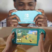 Nintendo Switch The Japanese Version Of The NS Console, The Switch Lite (NSL), Is A Small, Lightweight, And Portable Handheld Game Console With A 5.5-Inch LCD Screen. - Green - View 8