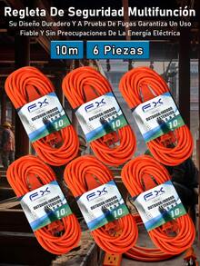 EXTENSION MULTICONTACTO REGLETA 4 ENCHUFES - Tipo de Enchufe A USA (110-127V) - Ver 31