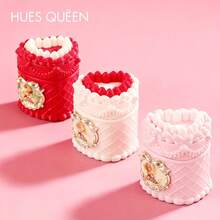 Strawberry Cupcake Shape & Cupid Matte Lip Gloss - 24H Long-Lasting, Moisturizing Transfer Proof Matte Finish, Lip Clay Jar Cake Model Matte Velvet Lipstick Suitable For Girls Christmas Gift, Lipstick For Parties, Weddings, Prom - Lip Gloss - 查看 10