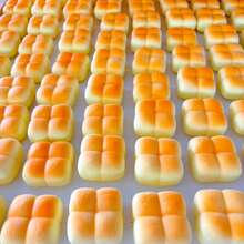 لعبة خبز واقعية من البولي يوريثان الناعم ذات ارتداد بطيء للضغط، لعبة إبداعية لتخفيف التوتر، هدية عيد ميلاد، هدية مثالية، قطعة تذكارية، هواية، هدية للآخرين - متعدد الألوان - مشاهدة 3