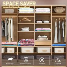 16 Pack Vacuum Storage Bags With Electric Air Pump - Vacuum Sealer Bags For Clothes Storage, Blanket, Duvets, Pillow...