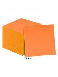 مناديل ورقية ملونة قابلة للتخلص منها، مناديل مربعة للحفلات وتجمعات أعياد الميلاد - متعدد الألوان - مشاهدة 13