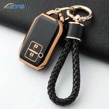 時尚 TPU 汽車遙控鑰匙保護套，適用於 Suzuki Ertiga、Swift、Wagon、R，2 按鈕防摔保護殼，適合無鑰匙遙控配件 - 鈴木C款 - 查看 9