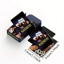 Tarjetas de fotos con efecto de ojo de gato, álbum de celebridades para imprimir fotos, tarjetas LOMO decorativas, serie Lomocard, adecuadas para amantes de la música, fans de K-pop como regalos de cumpleaños y Navidad, tienda de K-pop | Adecuado para scrapbooking, marcapáginas, paredes de fotos - Ideal para el Día de la , aniversario, cumpleaños - Halloween - Navidad - Vuelta al colegio, perfecto para regalar a familiares y amigos, decoración de scrapbook, colección de retratos, autoimprimir retratos, superficie brillante, mercancía de fans, entusiastas de la música