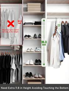 [Delivery Within 2-7 Days In The United States]10-Piece Set, Black Multi-Purpose Clothes Hooks With Reinforced Plastic Anti-Slip Design. Versatile Hanging Solution For Closets, Balconies, And Bathrooms. Sleek Black Finish Complements Any Home Decor While Resisting Dirt. Constructed From Thick, High-Strength Plastic For Exceptional Durability And Flexibility. Anti-Slip Coating Ensures Secure Holding Of Garments. Compatible With Hangers Of Varying Thicknesses To Maximize Space And Storage Efficiency. Ideal For: Practical For Organizing Clothes In Wardrobes, Drying Small Items On Balconies, Or Hanging Towels In Bathrooms. An Ideal Gift For Occasions Like Housewarmings Or New Year Celebrations-It Solves Storage Challenges While Conveying Thoughtful Convenience. A Cost-Effective Choice For Enhancing Home Organization. - Nhiều màu - Xem 5