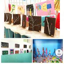 12 piezas Decoración de ramas de árbol, ramas secas, materiales para hacer coronas artesanales, ramitas, palitos de madera pequeños, manualidades DIY creativas - Blanco - Ver 7