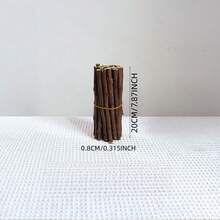 12 piezas Decoración de ramas de árbol, ramas secas, materiales para hacer coronas artesanales, ramitas, palitos de madera pequeños para manualidades creativas DIY - Marrón - Ver 11