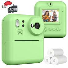 【即时打印相机】社交礼物：成人即时相机兼便携式照片打印机 - 几秒钟即可拍摄并打印 1080P 高清照片/视频，并配有趣味滤镜，是旅行、圣诞节、生日的完美礼物 - 送给他、她、情侣和朋友的绝佳创意礼物（1300mAh 可充电电池）- 生日、新年、情人节礼物 - 彩色 - 查看 15