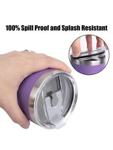 1个20盎司不锈钢啤酒杯保温杯真空杯带盖水瓶隔热防漏