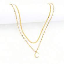 All Women's Necklace With Sweet Elegant Letter Pendant