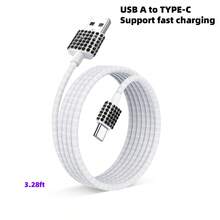 1pc Sparkling Rhinestone Car Charger, Fast Charging USB A/C Type Car Phone Charger, Diamond Adapter, Compatible With 3-In-1 Fast Charging For Car, Retractable Data Cable, Supports Phones, Dashcams, GPS And More, Handmade, Ideal Gift For Men And Women On Holidays/Birthdays - Multicolor - View 113