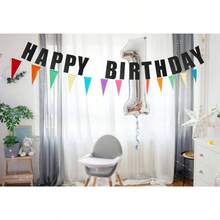 Black Birthday Party Decorations Women Men Birthday Supplies - Black - View 3