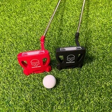 maxbase Golf Mallet Putter, Skeleton Pattern Black And Red Low Center Of Gravity Golf Putter - Red - View 6
