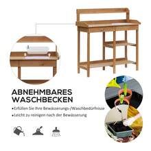 Stable And Weatherproof Garden & Plant Care Out Sunny Plant Table Fir H112cm