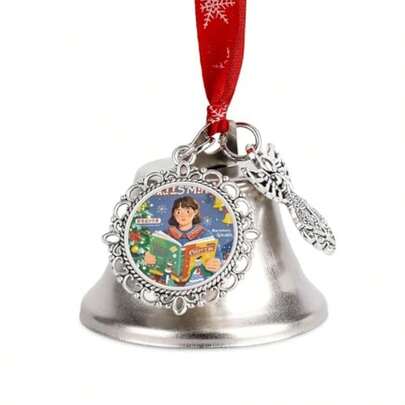Christmas Bells Jingling Bell Reloj de Navidad con diseño de campanas de Navidad decoración impresa para Año Nuevo decoración de fiestas