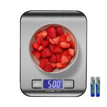 Balanza Digital De Precisión Lincky Cocina Repostería 1g A 10kg Color Gris, ideal para hogar - Gris - Ver 7