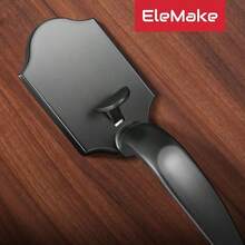 Front Door Handleset Entry Door Handle Set With Cove Knob For Right And Left Handed Sided Doors Interior And Exterior Entrance Passage Lock Matte Black - Đen mờ - Xem 3