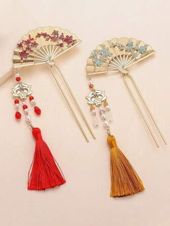 1 st elegant blommig metallhårspinne, kinesisk stil, brudhårkam, cheongsam tillbehör hårspänne, lämplig för olika tillfällen, bröllop, presenter, fotografering, festivaler, fester och andra kostymhuvudbonader, perfekt håraccessoarset, knutförlängning, hårstylingnålar, hårnålar