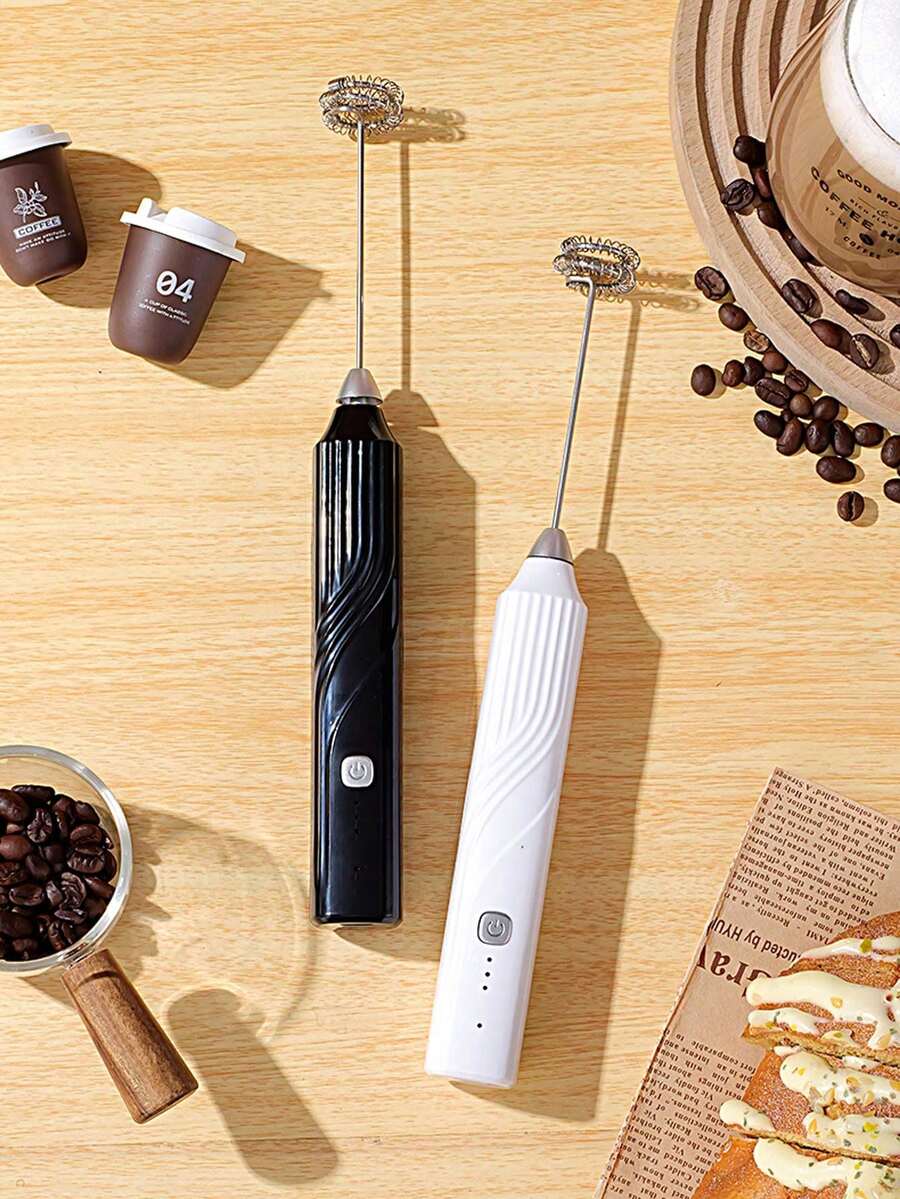 Rechargeable Electric Hand Mixer, Wireless Mini Handheld Milk Frother, Automatic Egg Beater, Cream Whipper - Multicolor - View 1