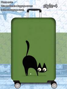 1 Piece, 300g/Square Meter. Bestselling Lightning Bolt Print Pattern, Perfect For Business Travel, Summer Vacations, And Back-To-School. Scratch-Resistant And Durable Polyester Protective Cover For Men's And Women's Luggage. Dustproof Travel Accessory, Easy To Hand Wash, Washable And Removable. An Essential Accessory For Outdoor Vacations And Travel (Suitable For 20-28 Inch Suitcases).