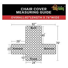 Chair Sofa Slipcover Reversible Sofa Cover Water Resistant Couch Cover Furniture Protector Cover With Elastic Straps For PetsChildren Dog Cat Chair, Camel/Ivory - 多色1984 - 查看 5