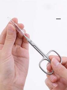 俄罗斯专业指甲钳，角质层去除，不锈钢足部护理工具，眉毛，睫毛，鼻毛修剪器，美甲工具，角质层切割器