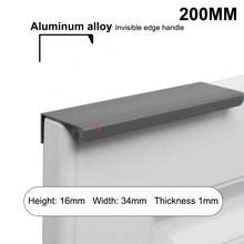 1Pc Non-Punch Furniture Handle Cabinet Handles Hidden Handles For Cabinets And Drawers Pulls Cupboard Furniture Hardware