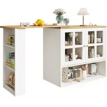 Dining Tables - White + MDF - View 10